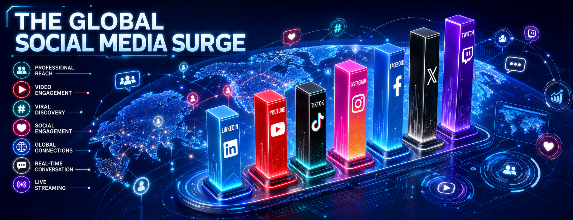 The Global Social Media Surge